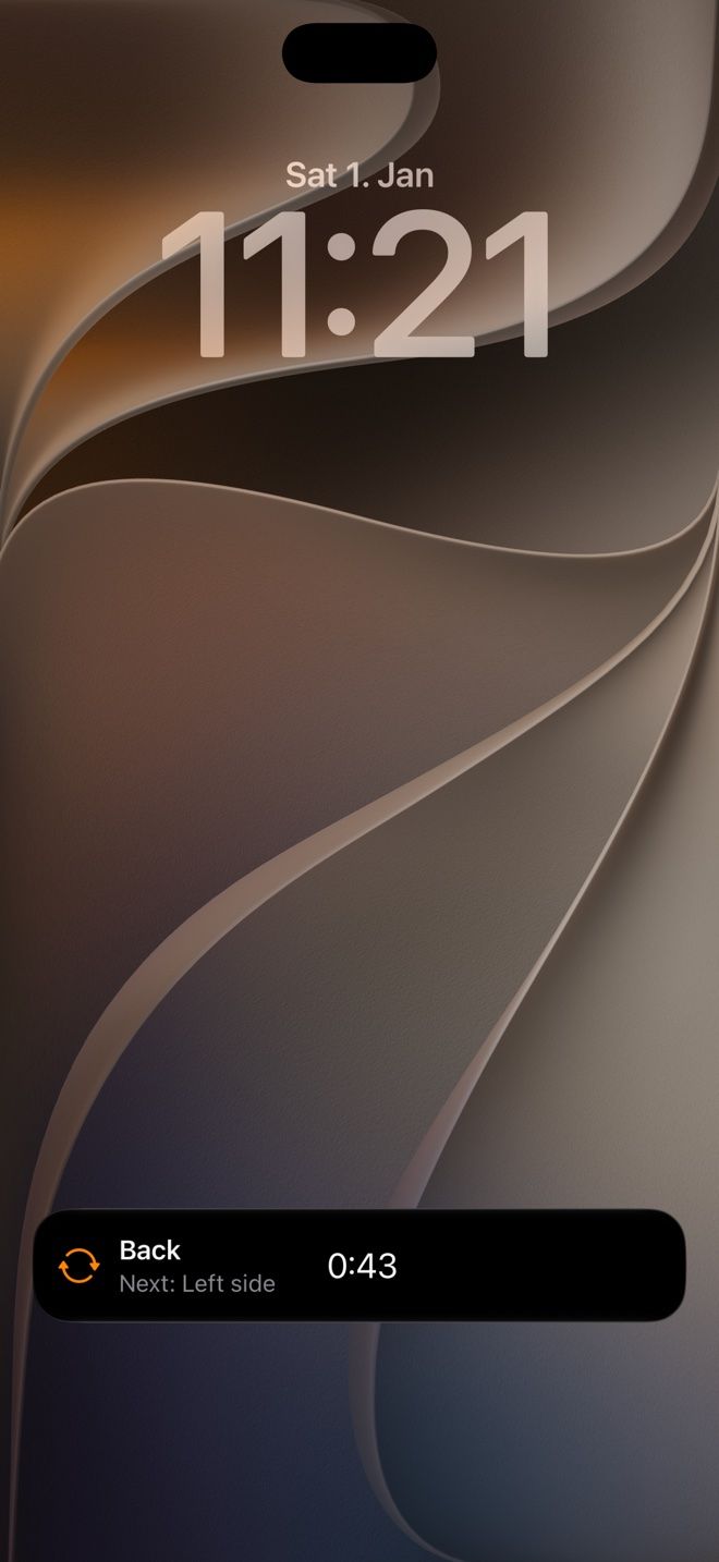 Shade Live Activity on the Lock Screen